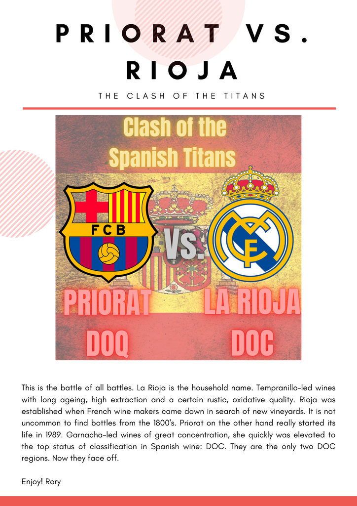 Rioja V Priorat