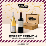 Expert French Wine Twin Pack IN BOUTIQUE WOODEN BOX!