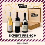Expert French Wine 3-Pack IN BOUTIQUE WOODEN BOX!