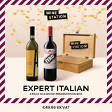 Expert Italian Wine Twin Pack IN BOUTIQUE WOODEN BOX!