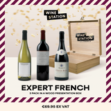 Expert French Wine 3-Pack IN BOUTIQUE WOODEN BOX!