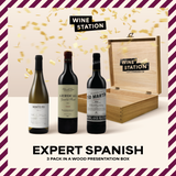 Expert Spanish Wine 3-Pack IN BOUTIQUE BRANDED WOODEN BOX!